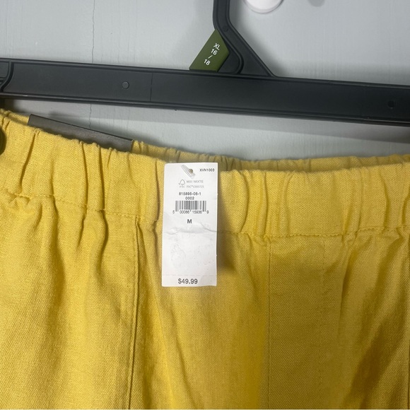 Banana Republic NWT Linen Blend Shorts M Pull On High Waist Coastal Minimalist - Picture 3 of 10